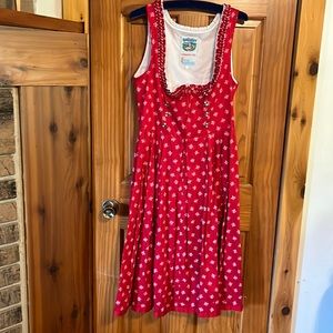 COPY - Dirndl Midi Red Oktoberfest 42/10